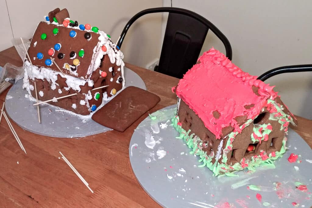 homemade gingerbread house from scratch